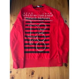 Men's Vintage Y2K Sean John Marque Deposee Crewneck Sweater Size XL